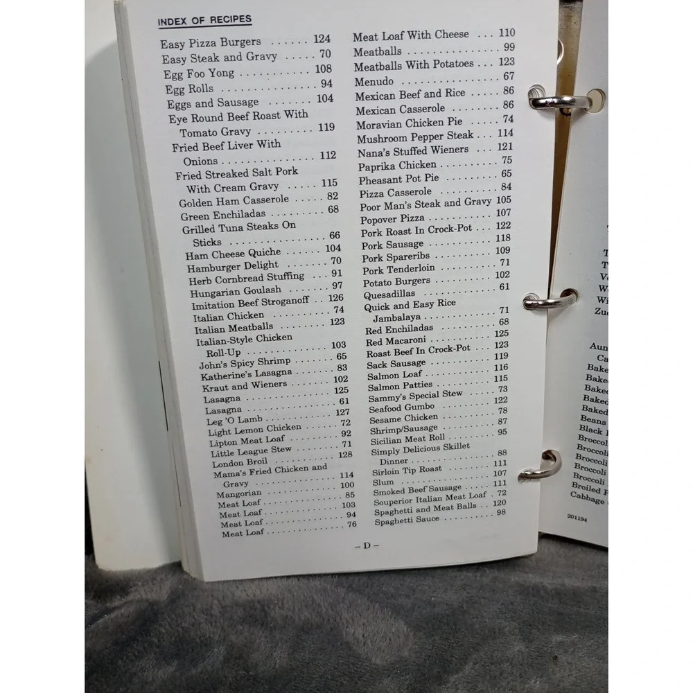 Favorite Recipes of The Tom Snyder Family Cookbook, Snyder Farm Trinity, NC 1994